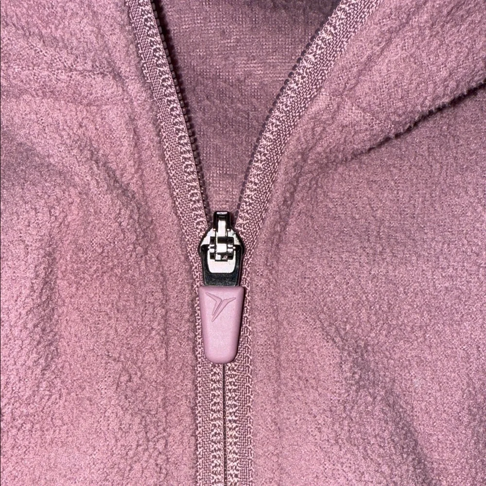 Old Navy Lavender Full-Zip Fleece Jacket - Picture 5 of 6